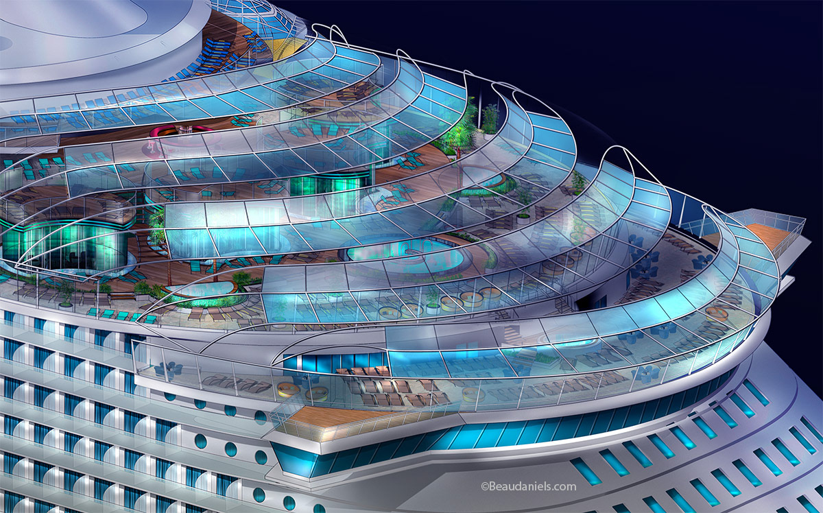 Solarium, Harmony of the Seas