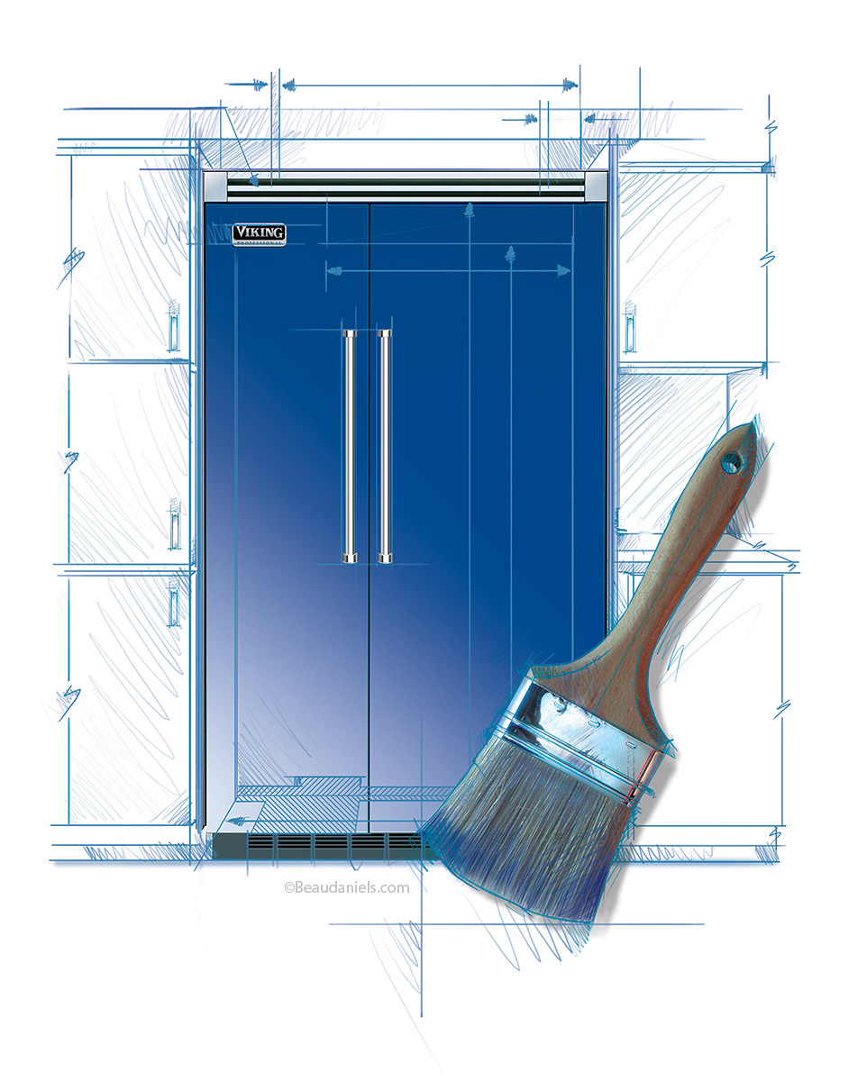 Viking Professional series refridgerator.