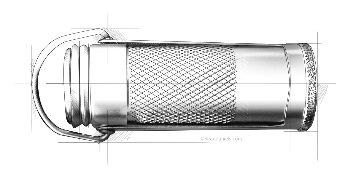 Restoration Hardware, Waterproof match case.