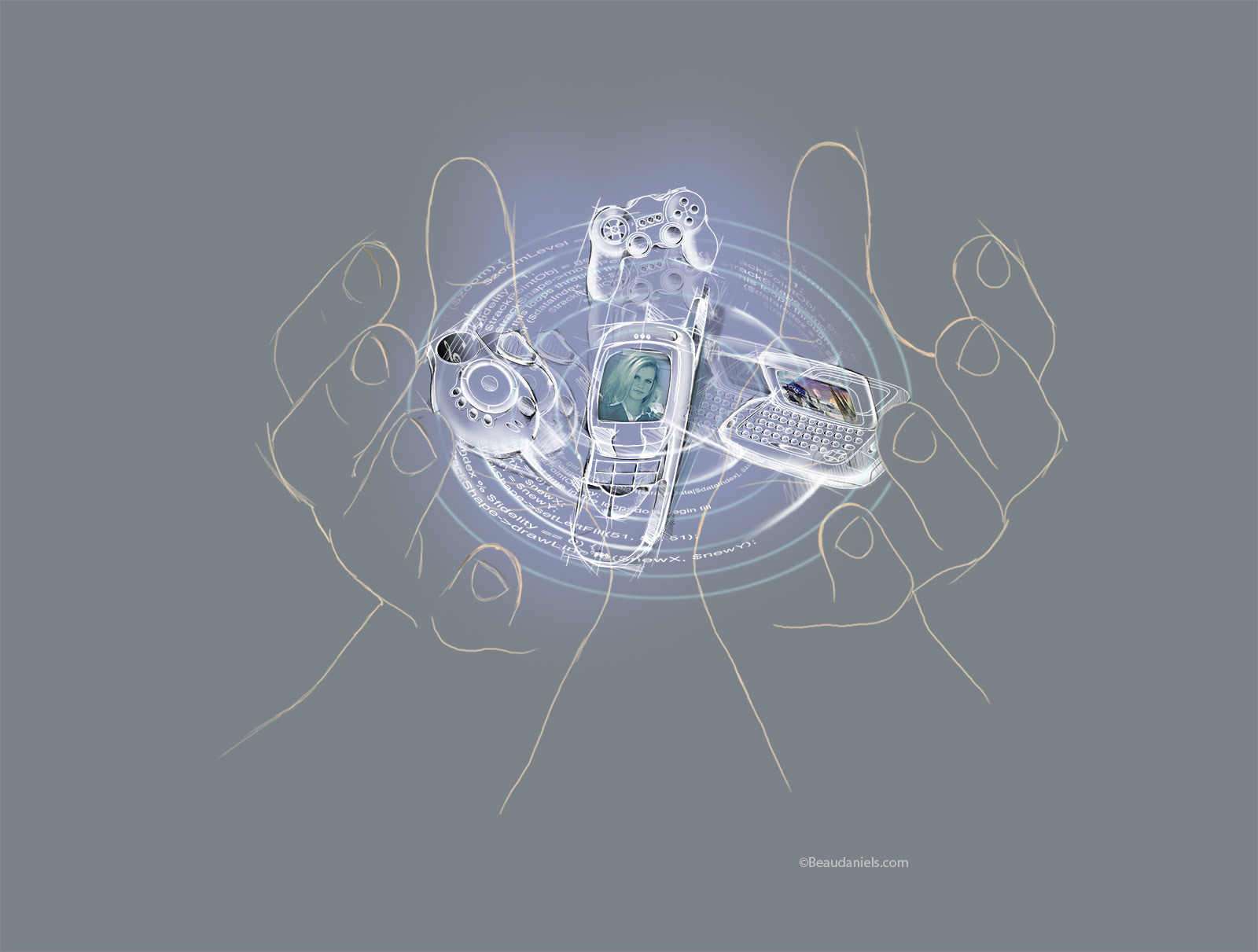 Concept illustrations for Motorola,