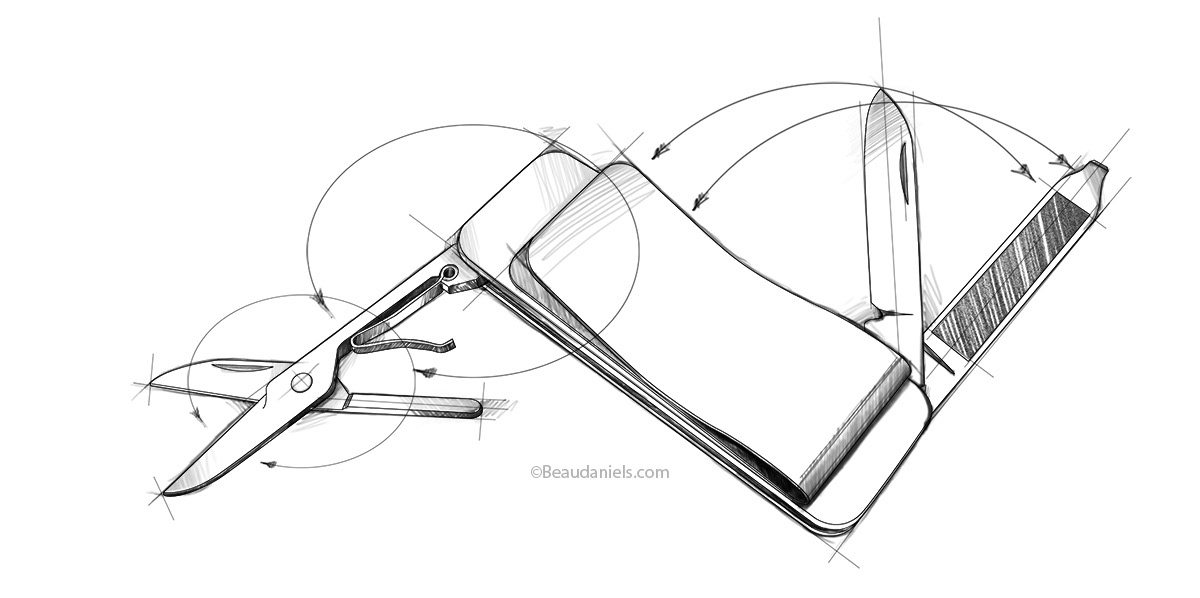 Restoration Hardware, Money clip tool.
