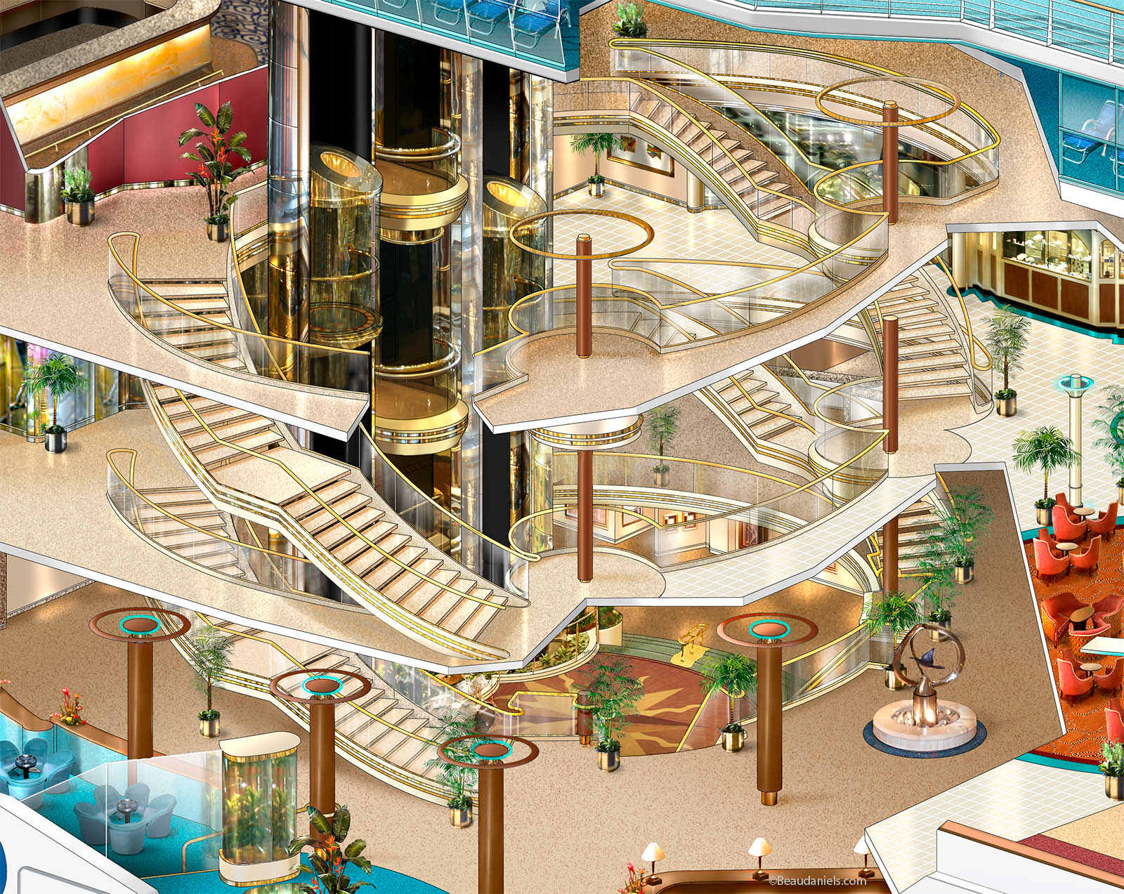 The Centrum of Monarch of the Seas