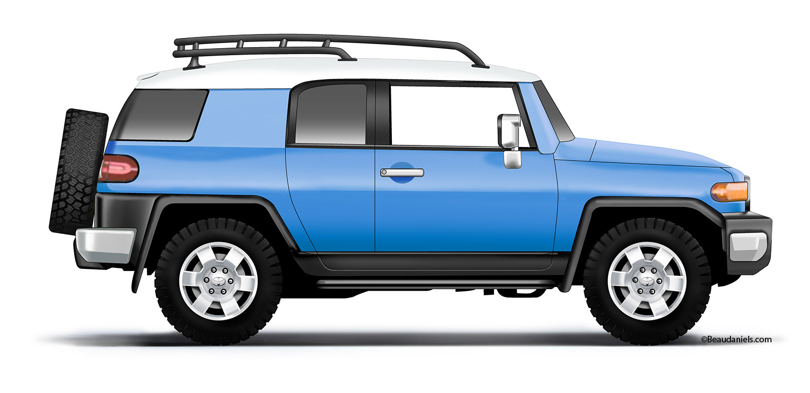 2007 Toyota FJ Cruiser. For a set of drawings that show the technical aspects pleas click this link