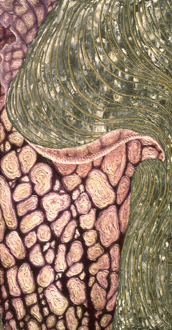 Pitcher Plant  H34"xW18"  Oil on Canvas