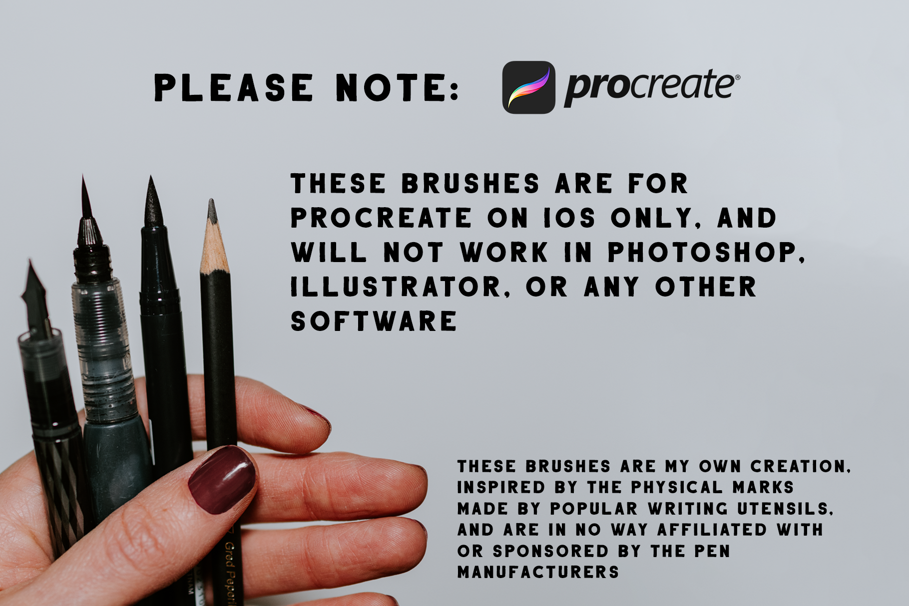 Kelly Sikkema Pen Drawer Procreate Brush Set