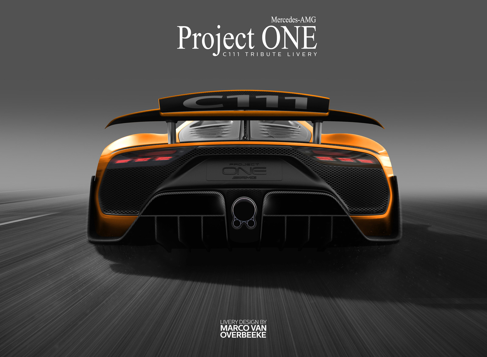 Marco Van Overbeeke Freelance Automotive Designer Mercedes Amg Project One Tributes Custom Liveries