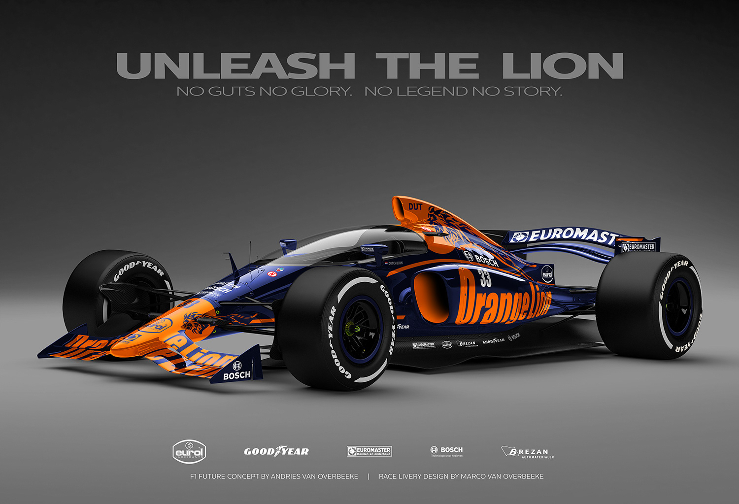 Marco van Overbeeke freelance automotive designer Orange Lion