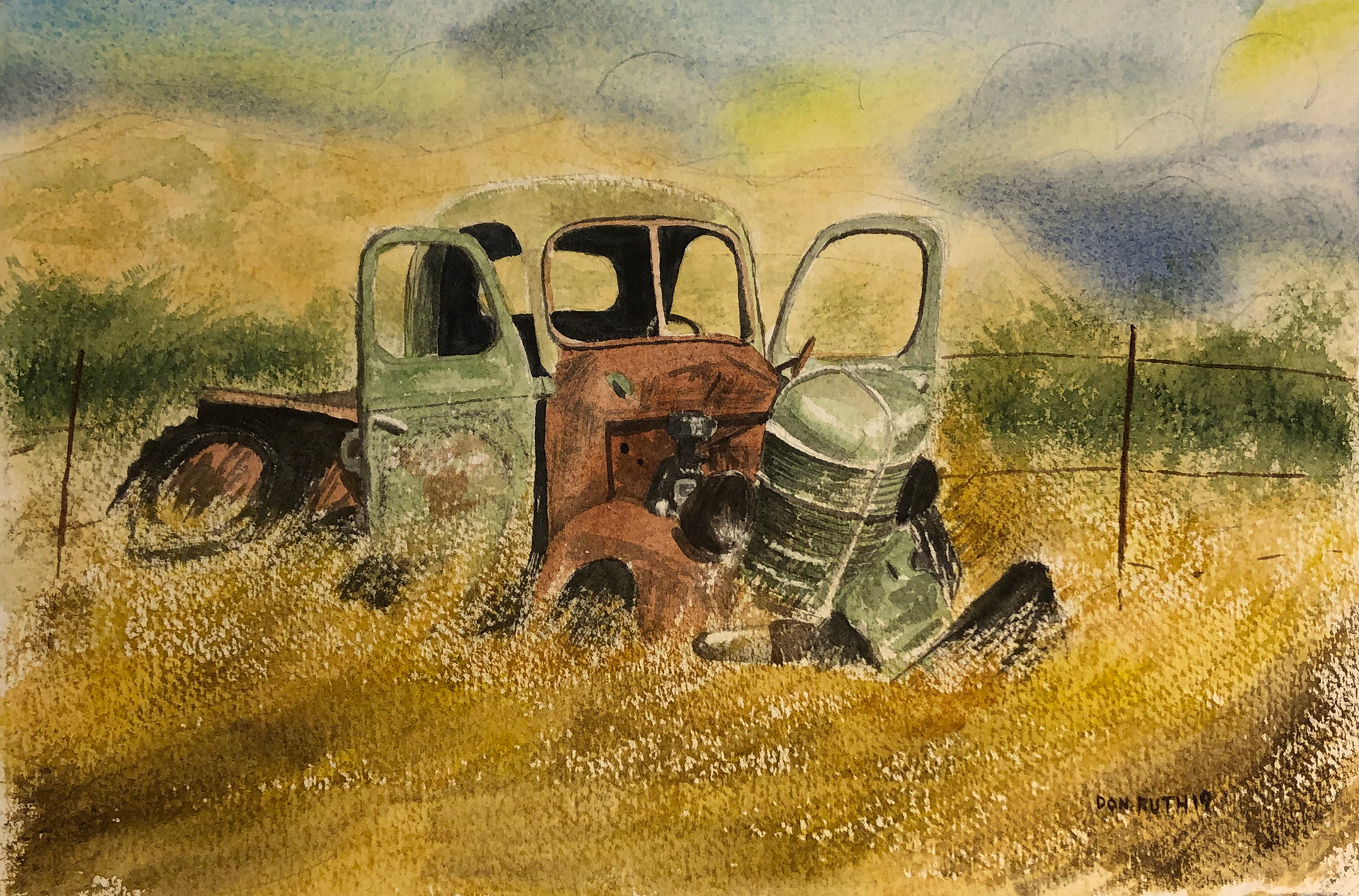 Watercolor No Longer Needed Don Ruth The Works