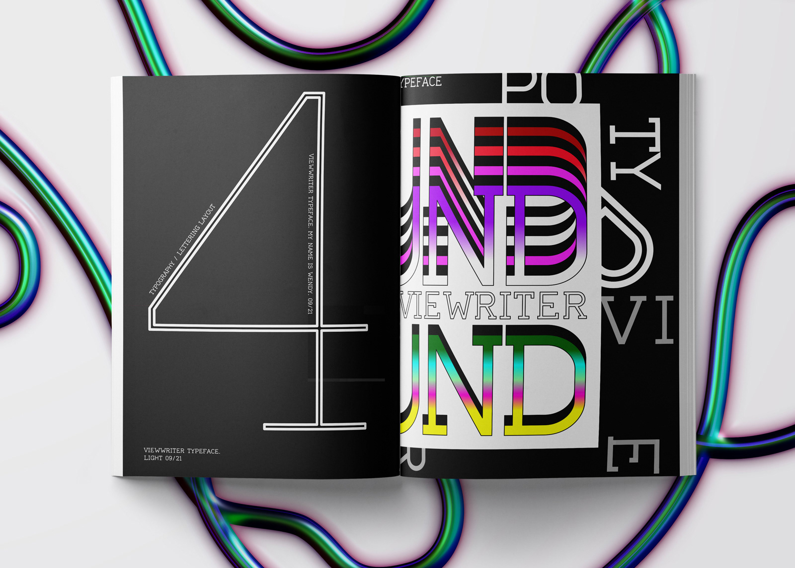 Graphic design for magazine and artbook