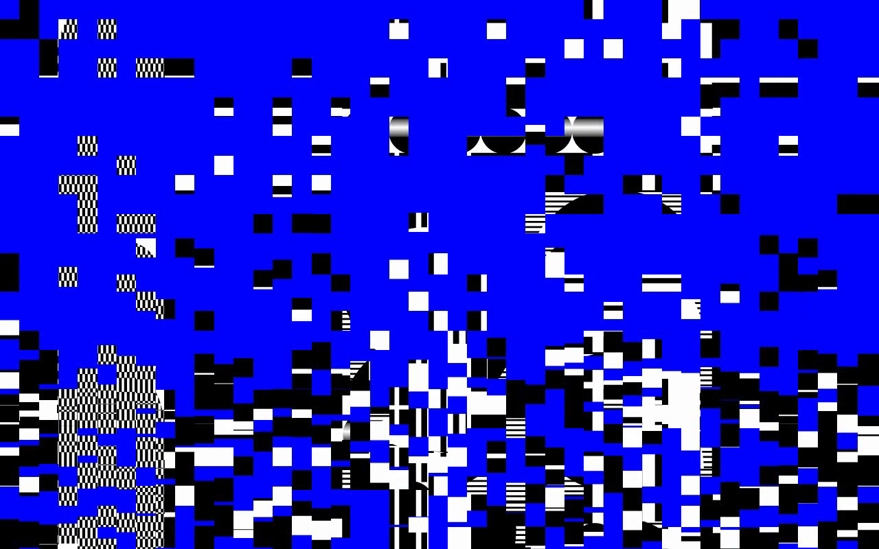 Graphic anaimation with electronic music
