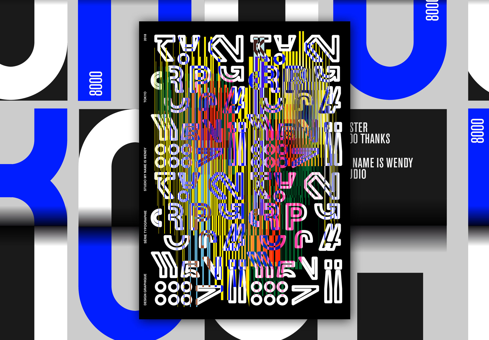 Poster design and typeface