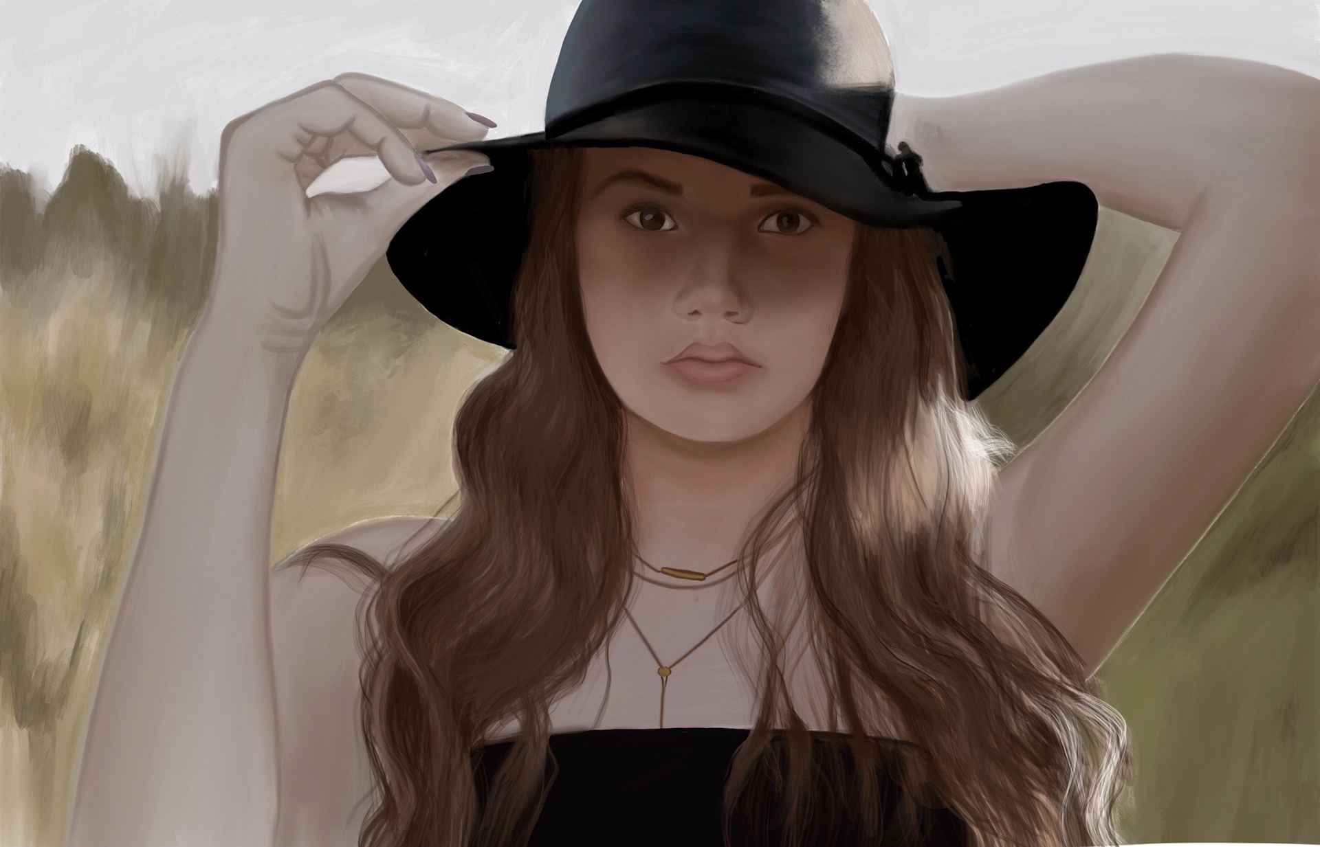 Procreate / reference: Maddie Hepner (ily)