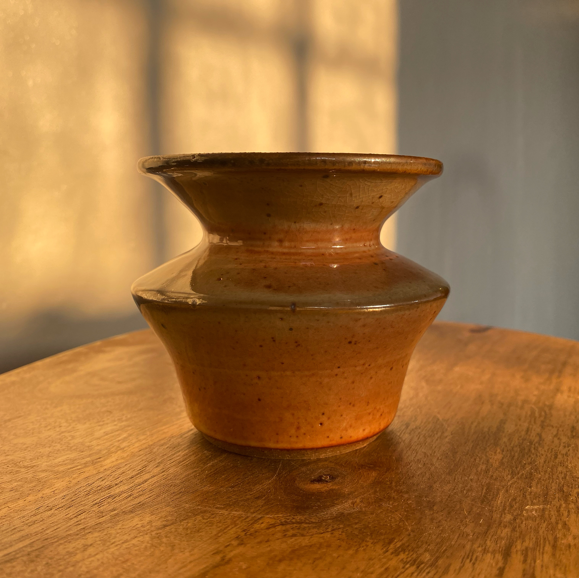 Angular Stoneware Vase