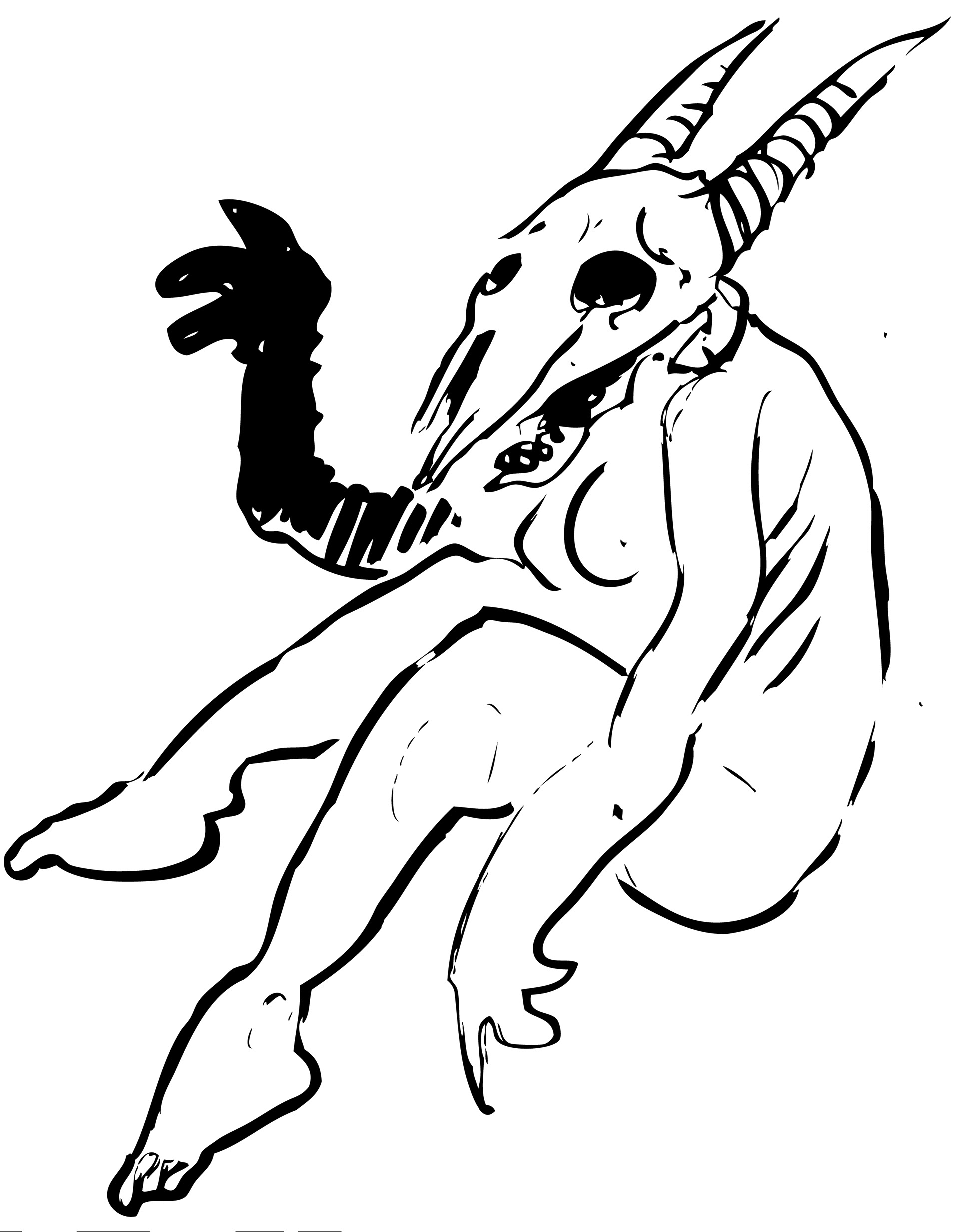 Ink on paper & photoshop