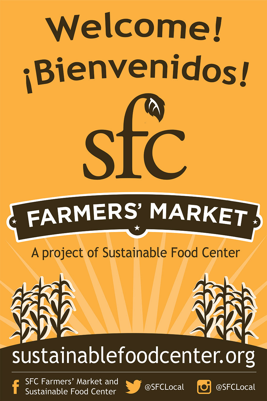 Large insert for A-frame sign