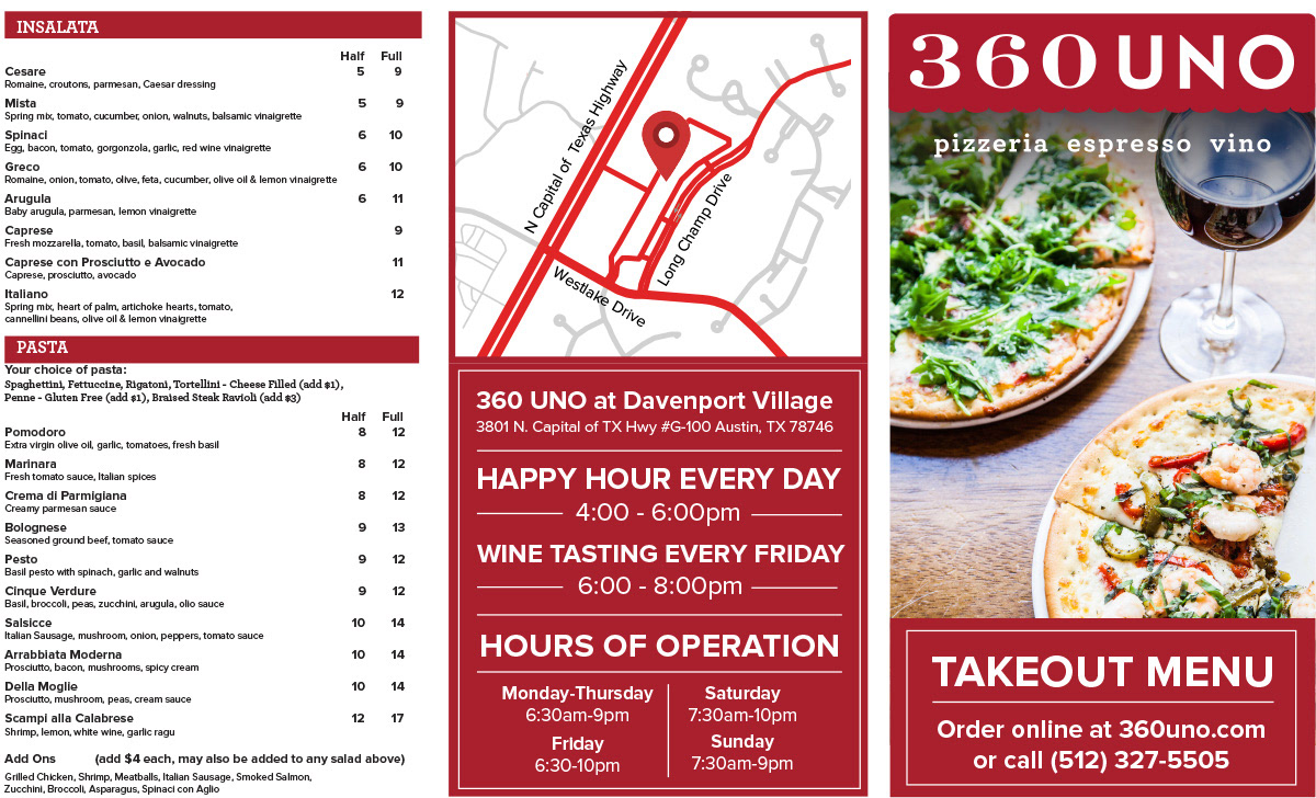 Take-out Menu