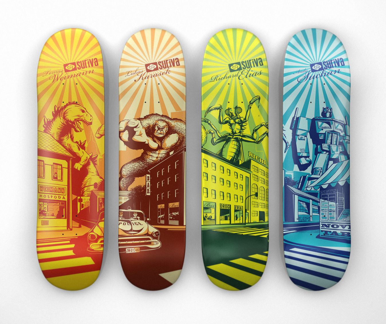 Скейтборд Premium Skateboards Marc Haziza Eye