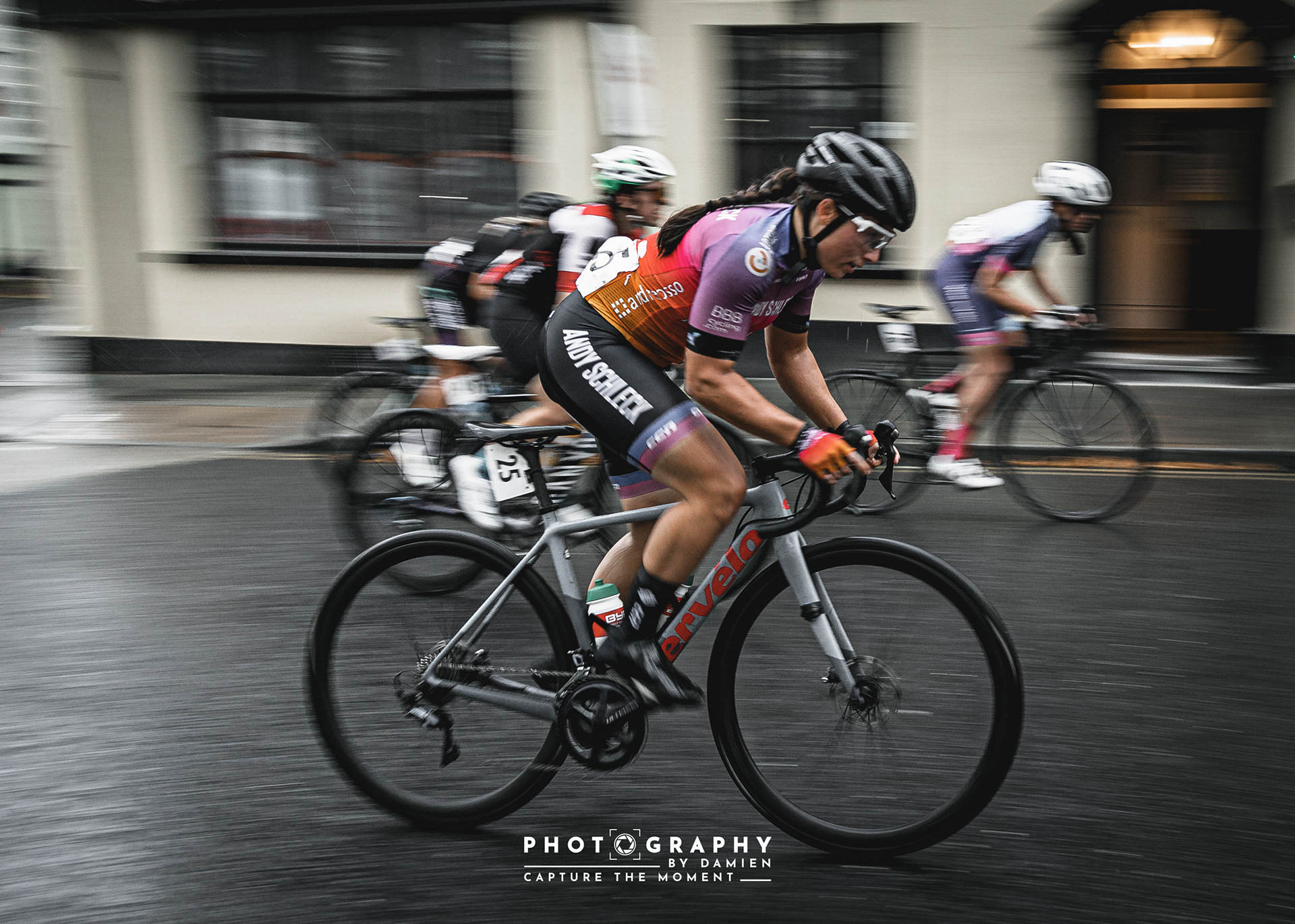 Lisa Mullenberg of Andy Schlek Womens Team begins the first attempt of the Green St drag to the line in Stage 1 of Ras na mBan 2021 into Callan, Co. Kilkenny
