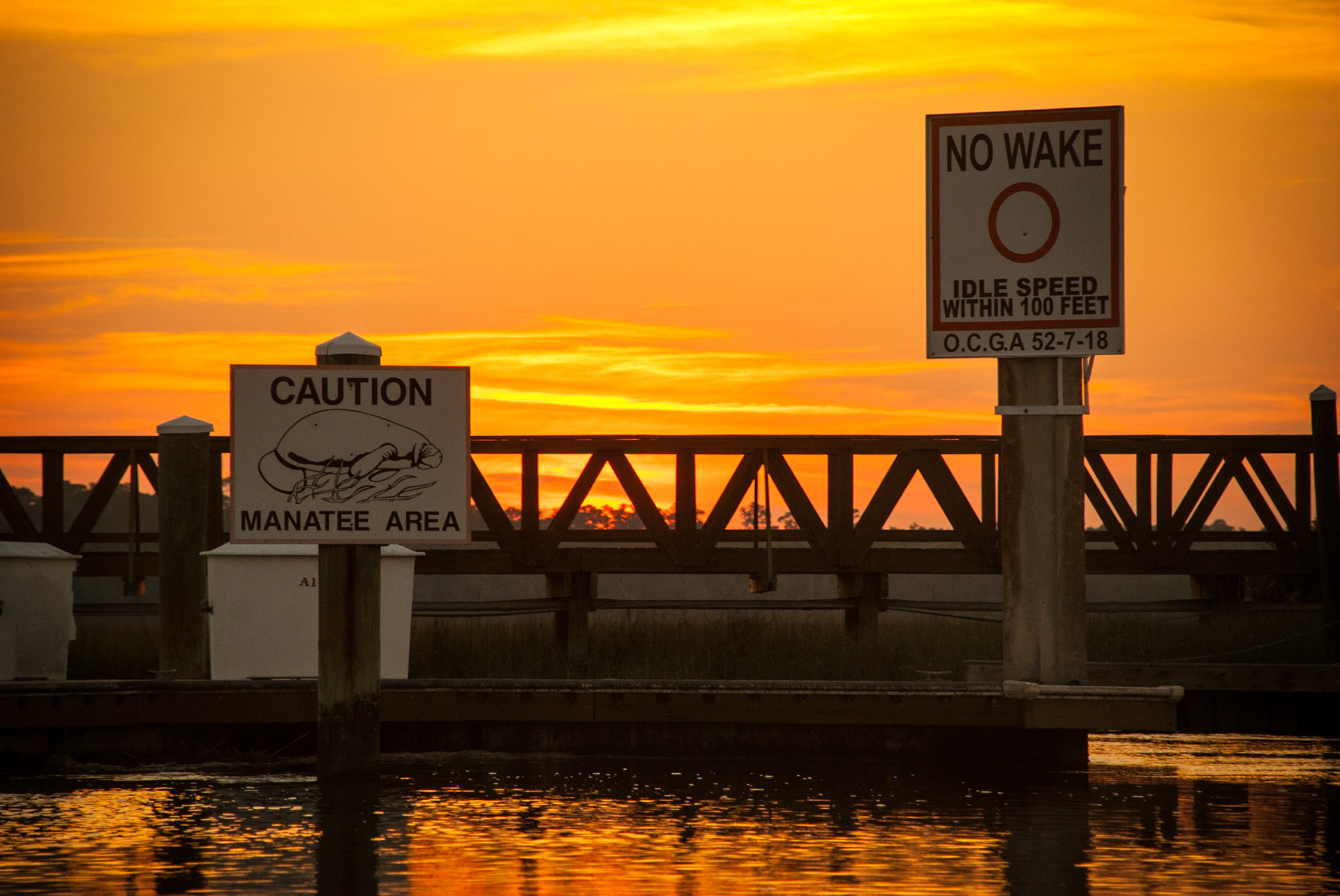 The sunset before super moon