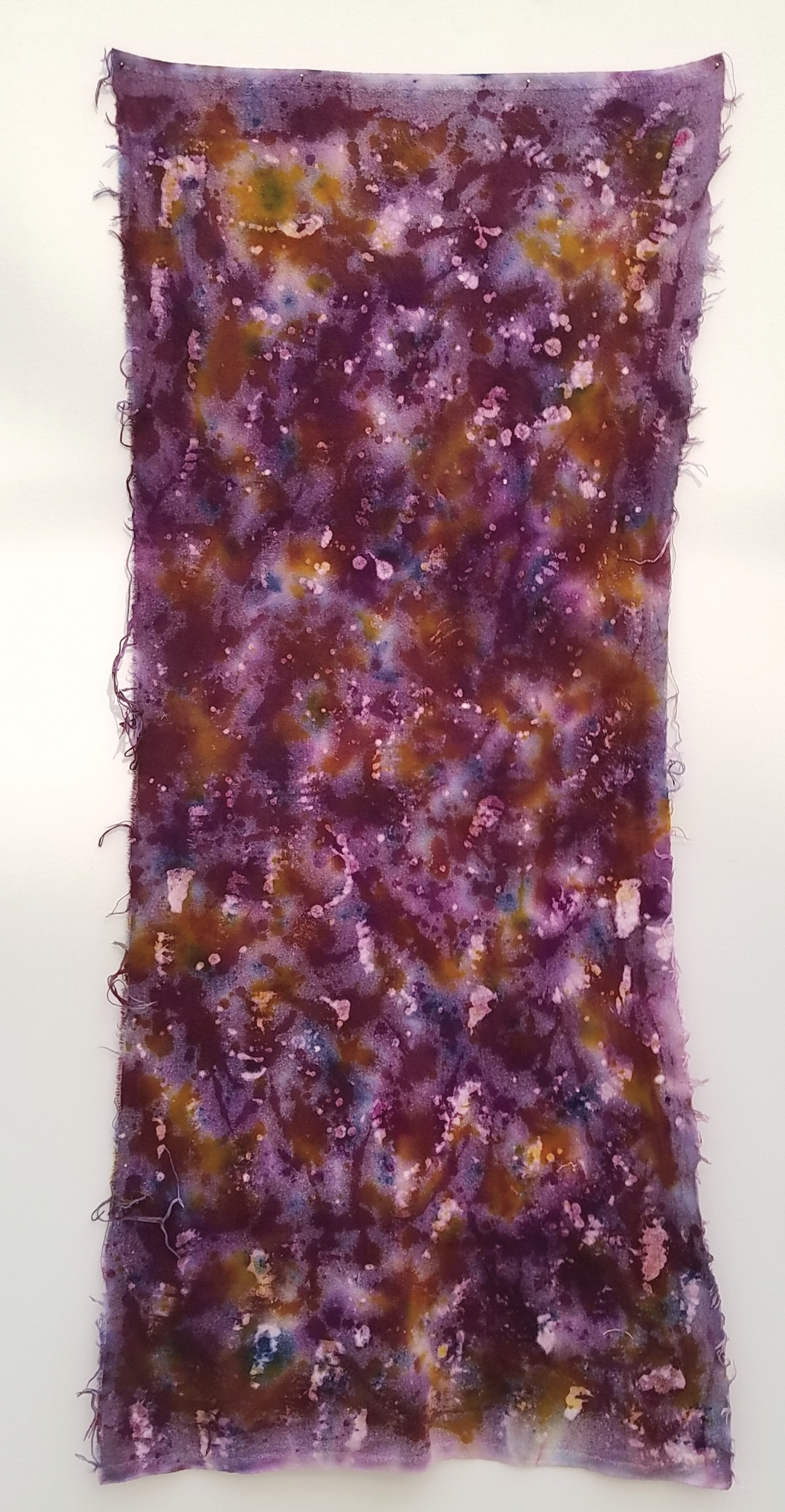 Universe, Dye and Wax Batique on Flannel, Spring 2018