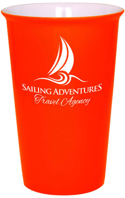 Orange w/ white details