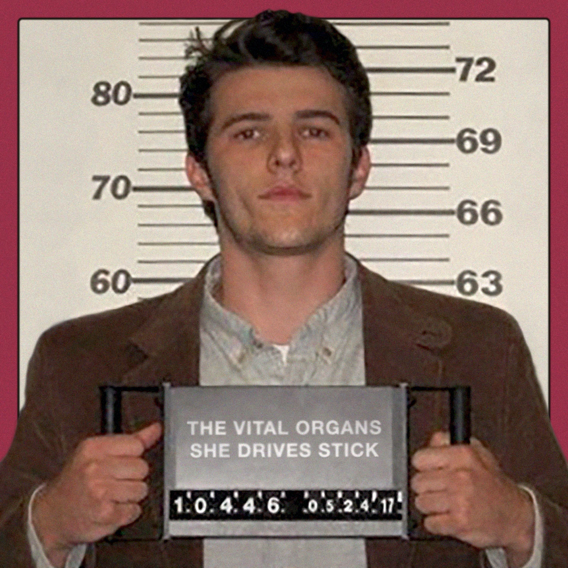 Cover art for the Vital Organs single "She Drives Stick"