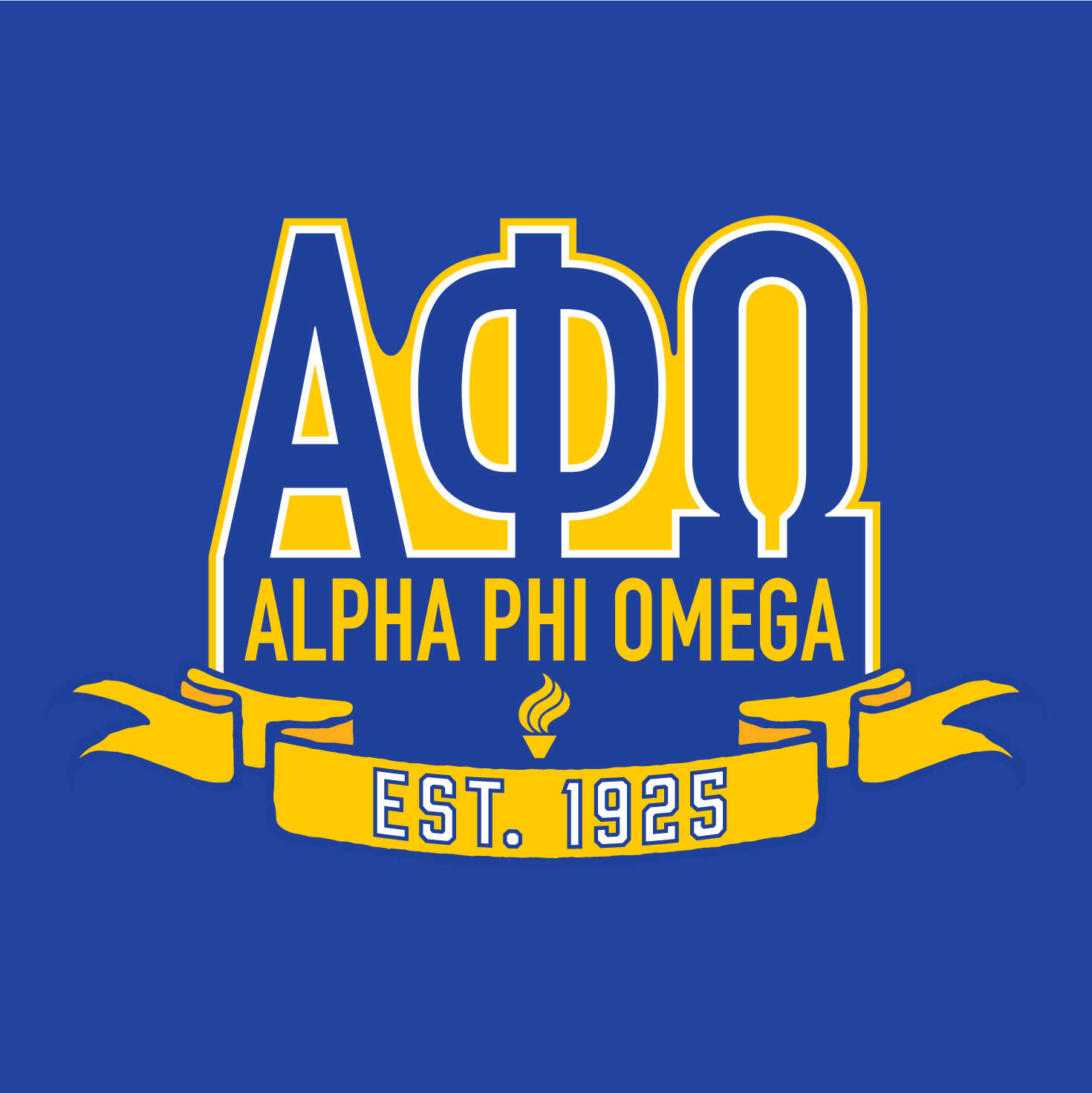 Brad Wolf Design Alpha Phi Omega Sticker Design