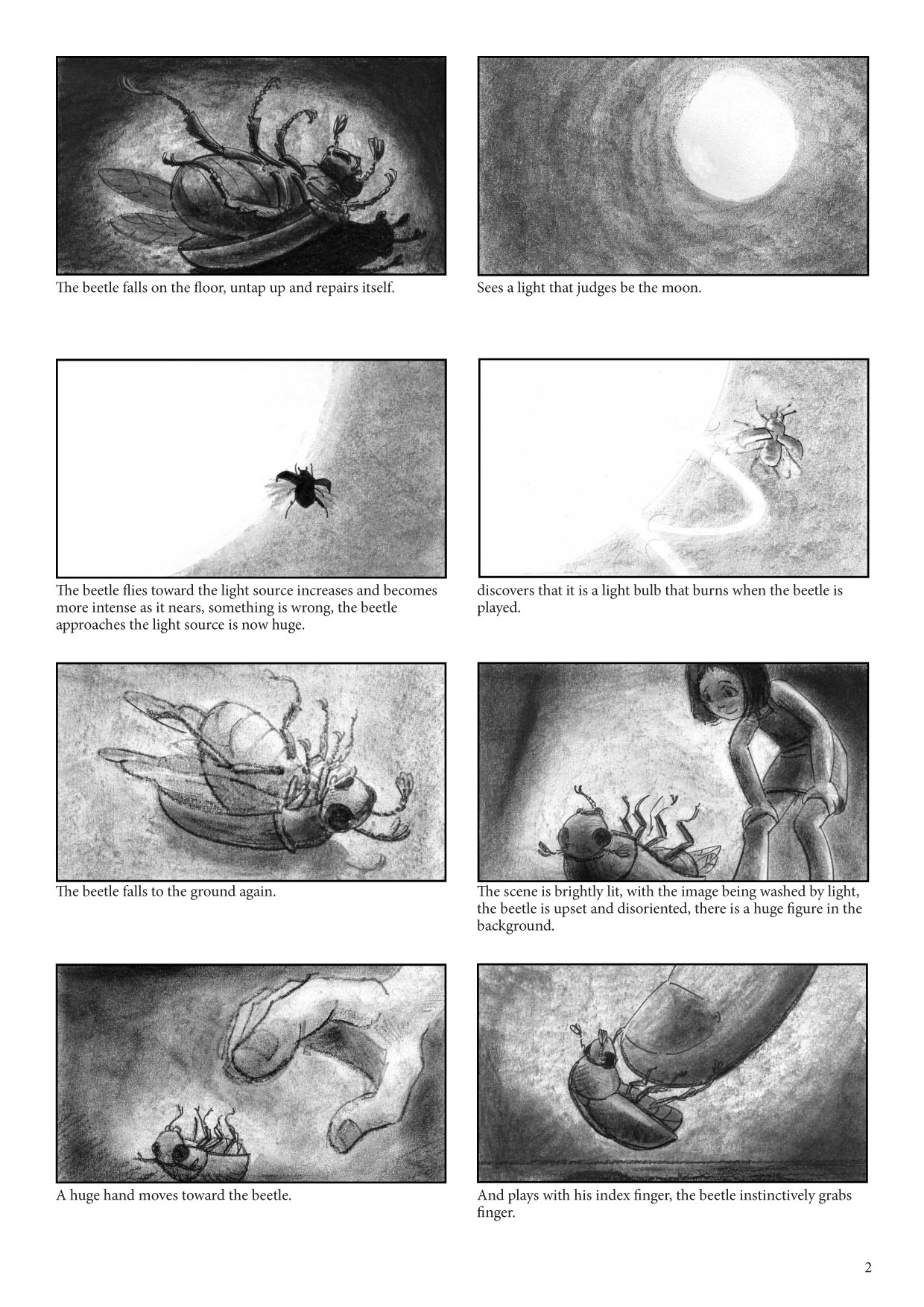 Storyboard minha lua segunda página