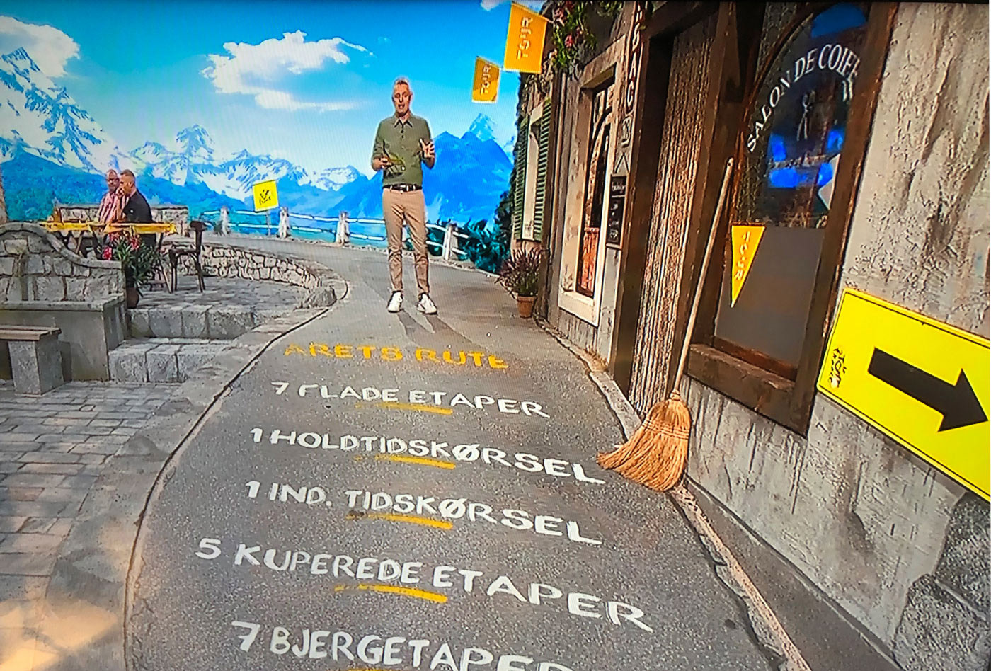 AR grafik i studiet