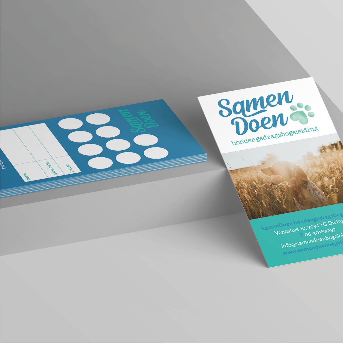 SamenDoen afsprakenkaartje ontwerp