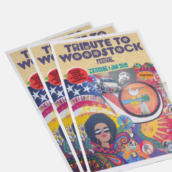 Tribute to Woodstock krant