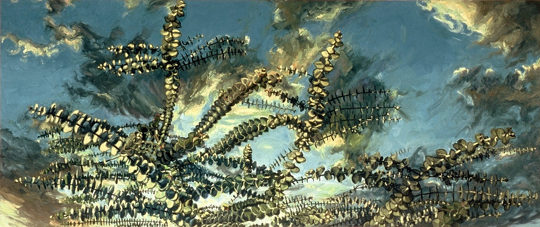 Blink, oil on canvas, 25in x 59in, 2003