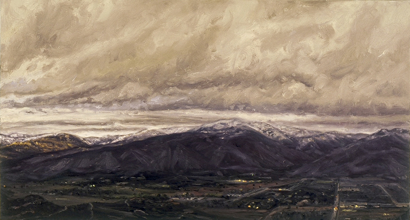 January 1999, oil on canvas, 18in x 33in