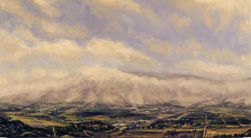 May 2002, oil on canvas, 18in x 33in