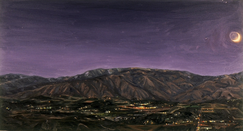 October 2001, oil on canvas, 18in x 33in
