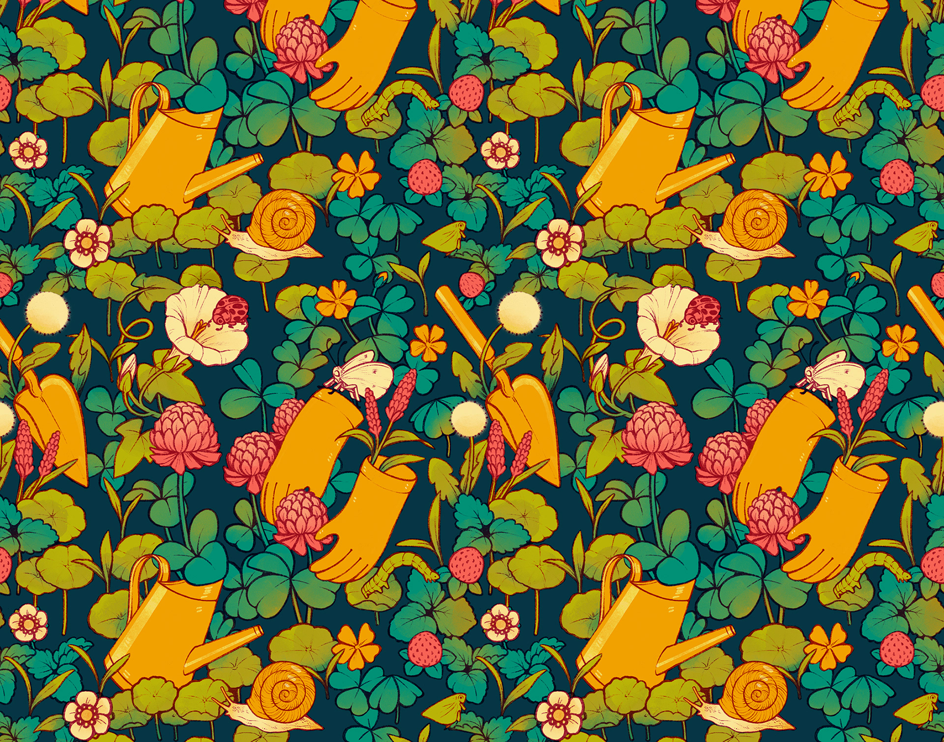 Hero Pattern celebrating garden pests