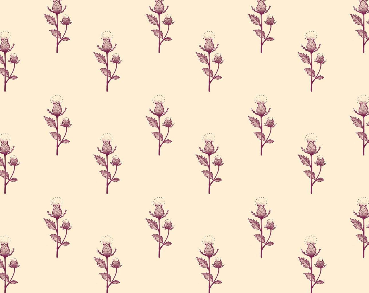 North American native plants pattern