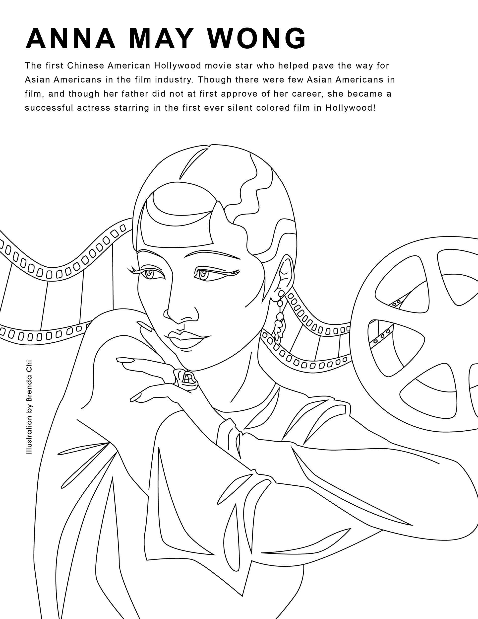 AAPI History Coloring Pages - Admerasia