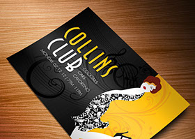 Colling Club Corporate Party Invitiation, Miami FL