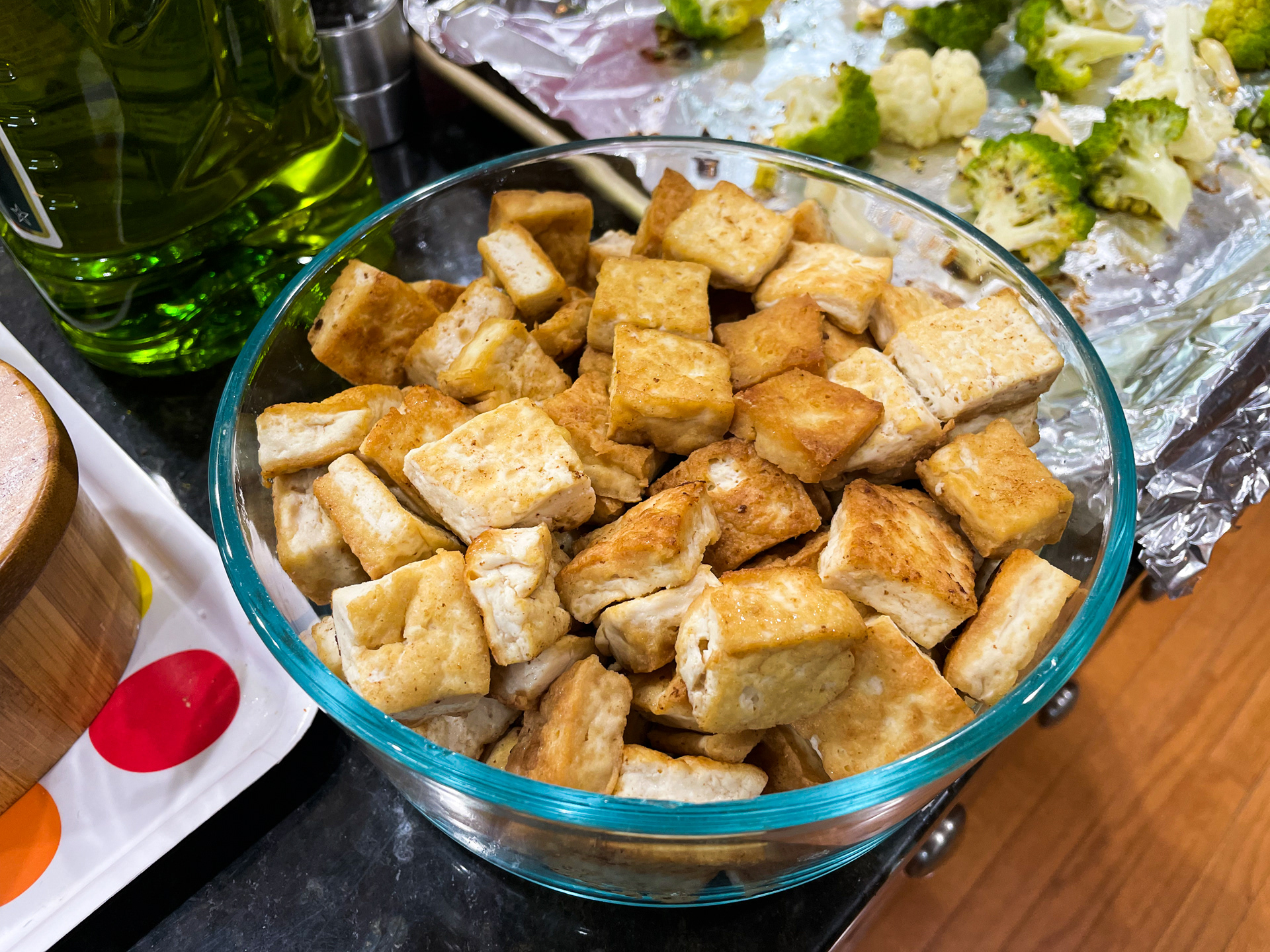 Pro tip: fry tofu the day before.