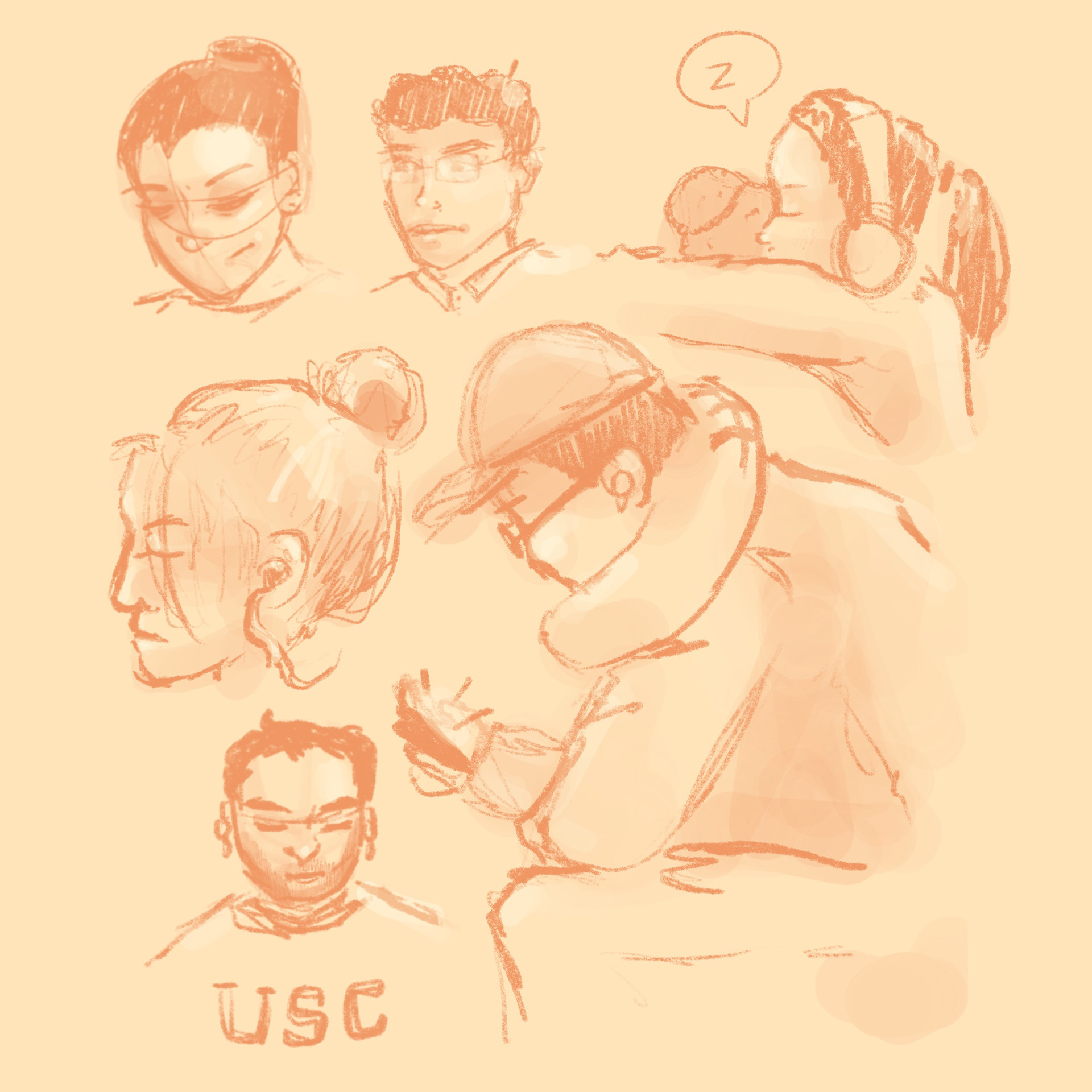 airport sketches