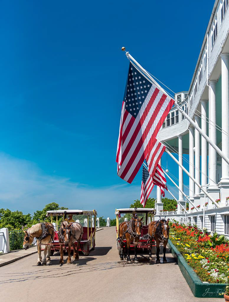 Carriage rides with The Grand Hotel, Mackinac Island