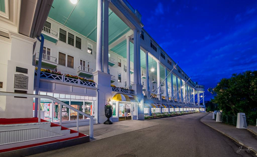 The Grand Hotel, Mackinac Island - Beautiful night image