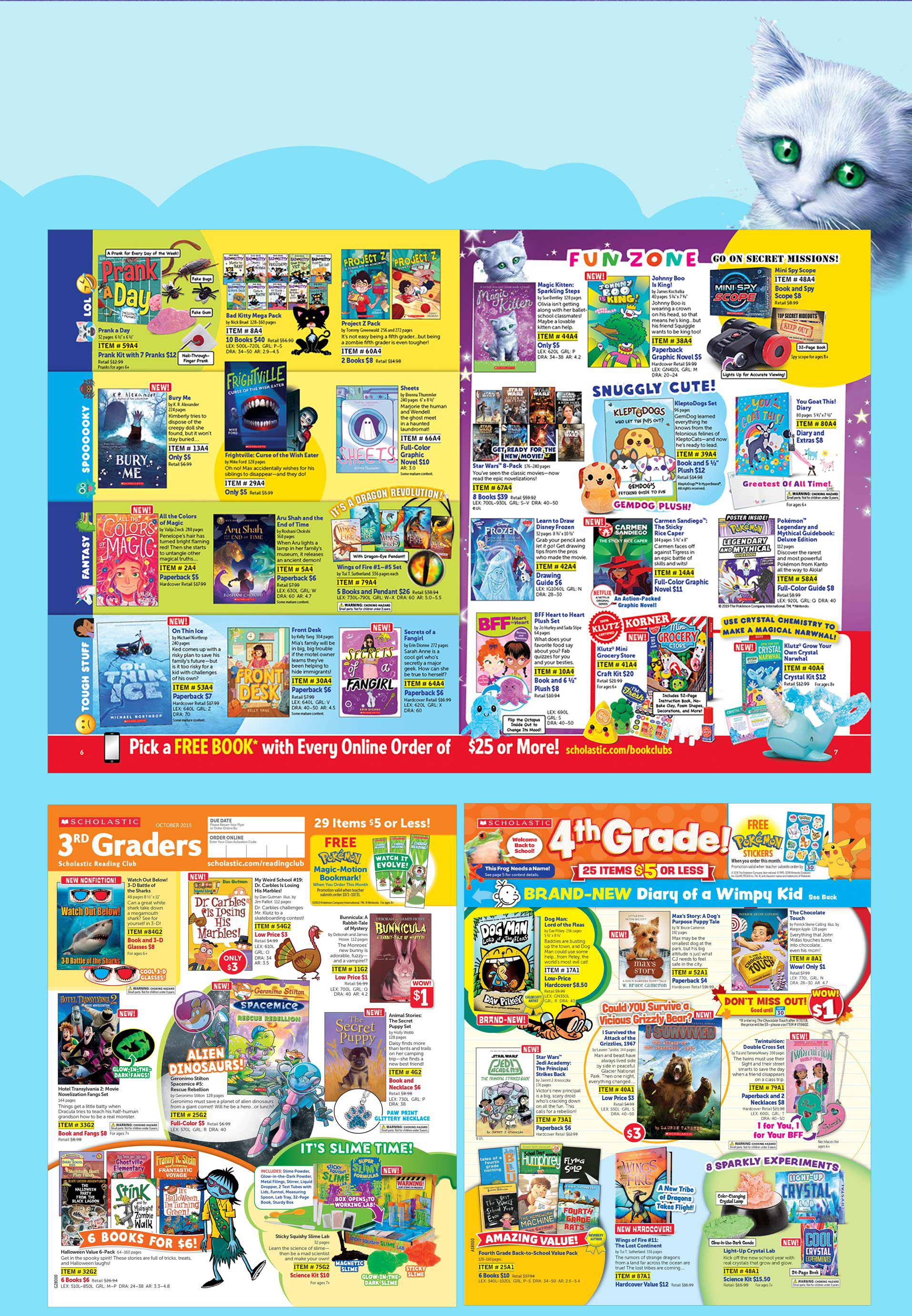 Scholastic Book Club Catalogs on Behance