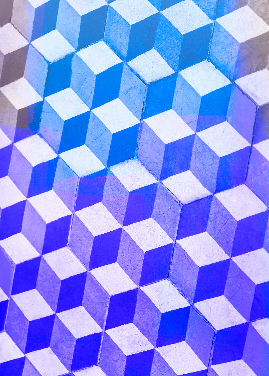 Blue Antic Tile Pattern