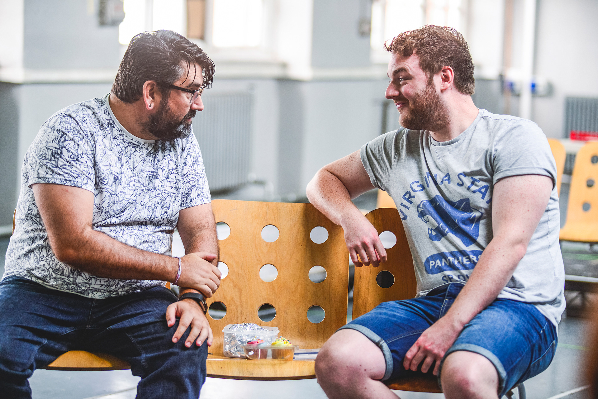 Rehearsals for Illumine Theatre's production of '2023'