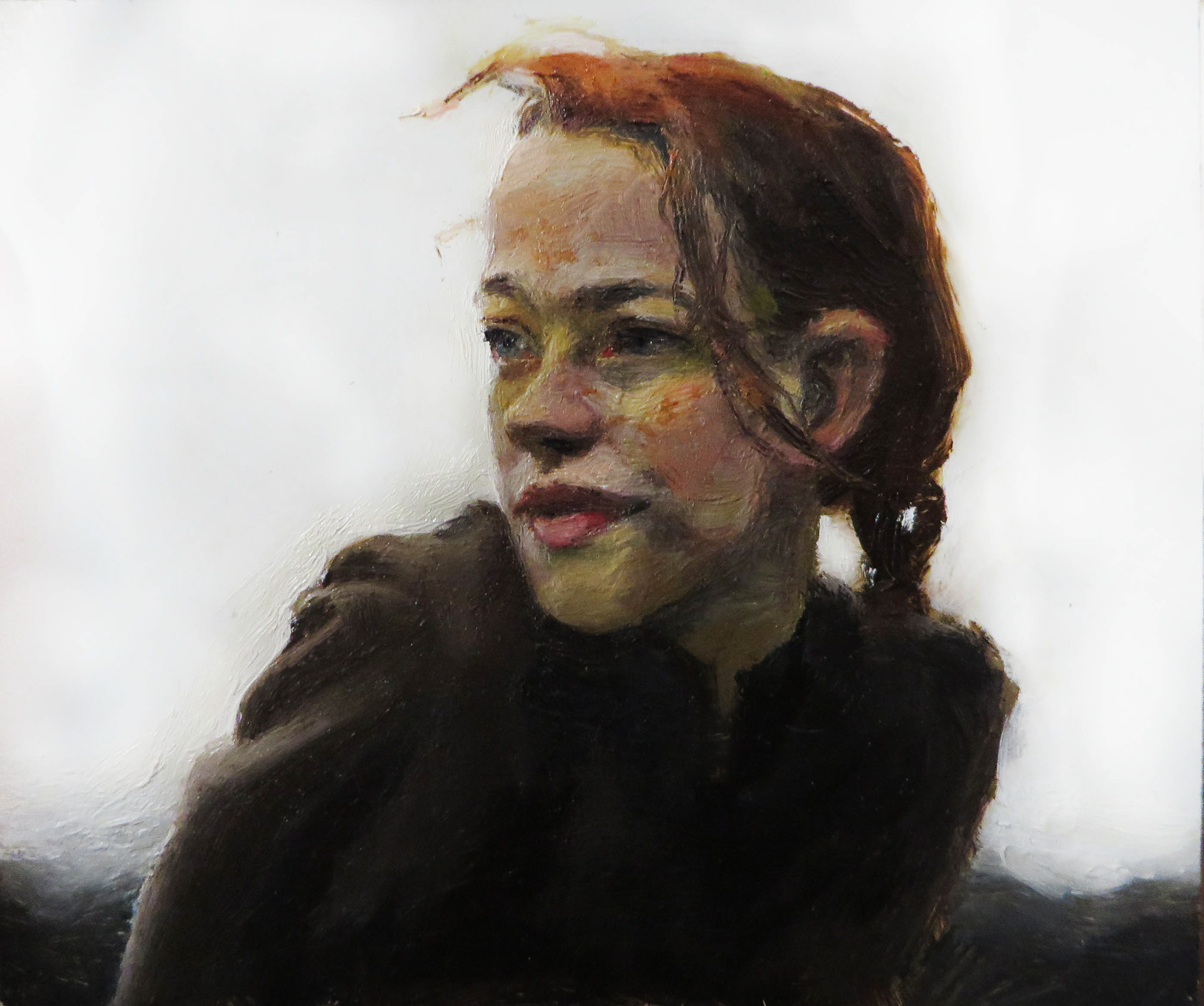 Anne - Oil on Porcelain