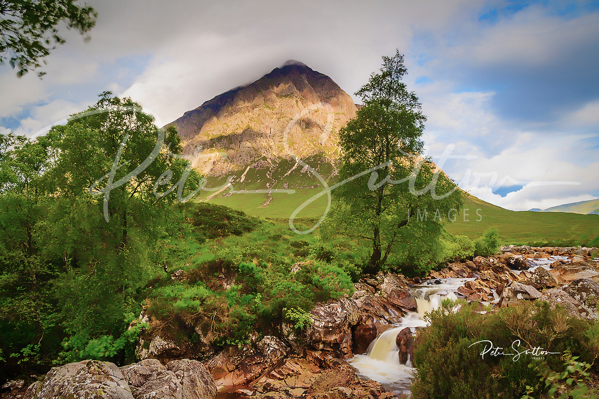 Flowing Down From Buachaille