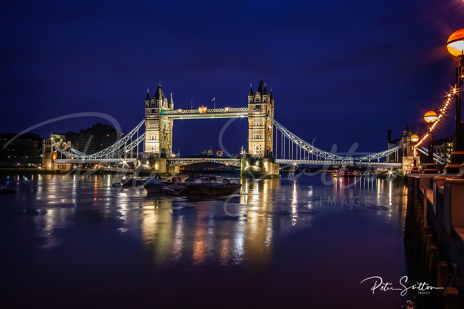 Night Time At Tower Bridge