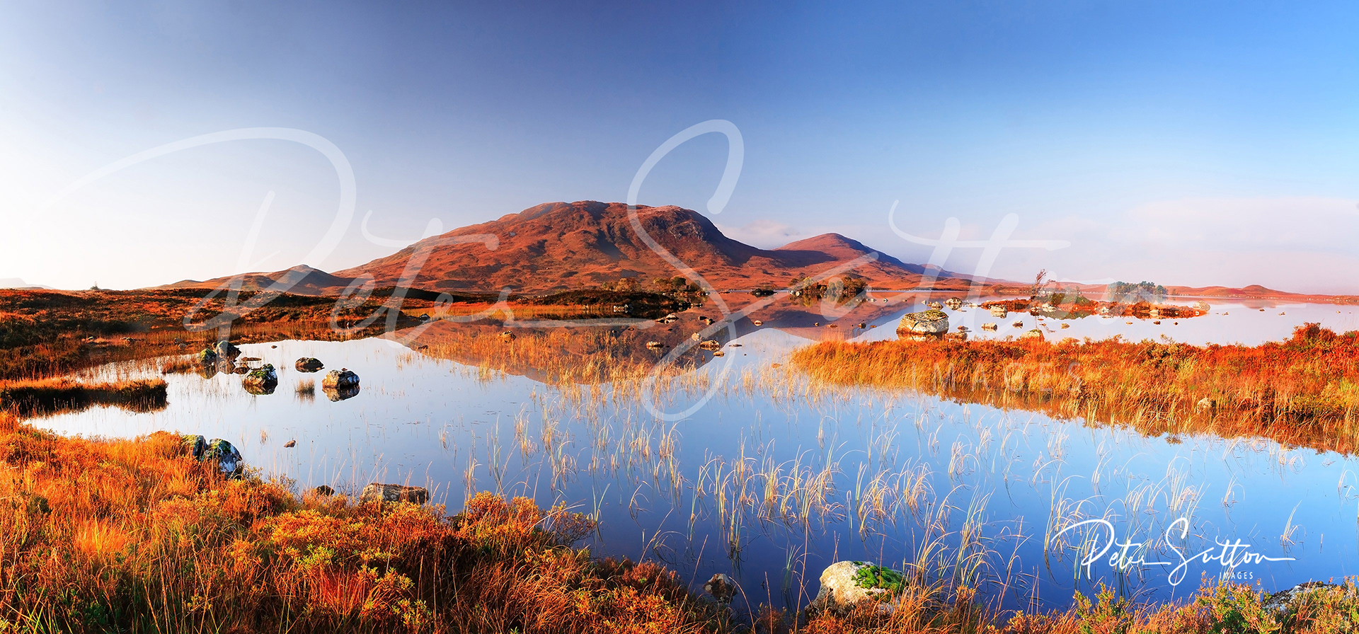 Tranquil Water On Rannoch Moor